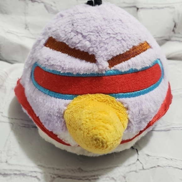 Angry Birds Space Lazer Chuck Purple Bird Plush 5" Rovio Year 2012 Commonwealth - Picture 2 of 7